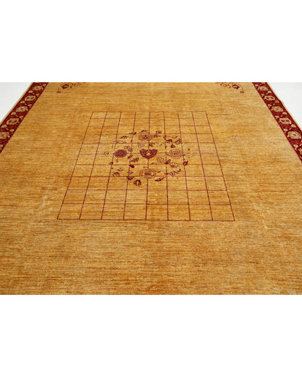 Modcar 9' 2" X 12' 0" Hand Knotted Wool Rug 9' 2" X 12' 0" (280 X 366) / Beige / Wool