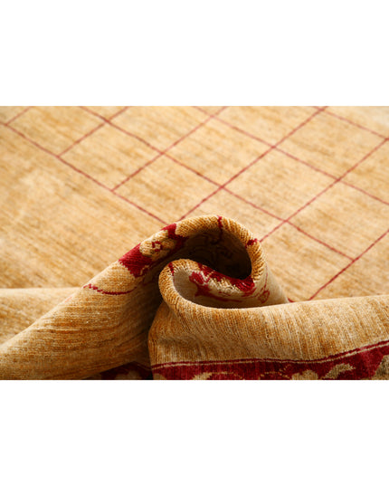 Modcar 9' 2" X 12' 0" Hand Knotted Wool Rug 9' 2" X 12' 0" (280 X 366) / Beige / Wool