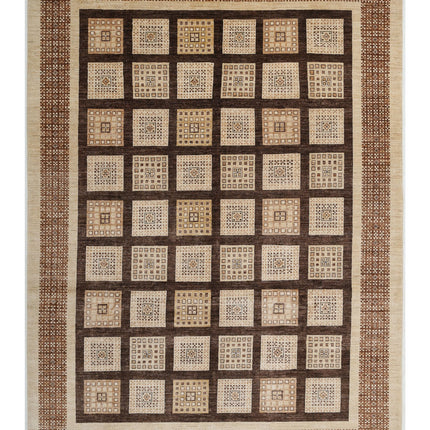 Modcar 8' 4" X 11' 7" Hand Knotted Wool Rug 8' 4" X 11' 7" (254 X 353) / Multi / Wool