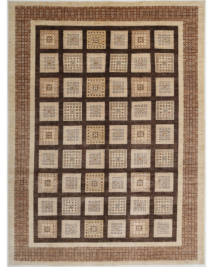 Modcar 8' 4" X 11' 7" Hand Knotted Wool Rug 8' 4" X 11' 7" (254 X 353) / Multi / Wool