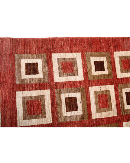 Modcar 9' 1" X 11' 7" Hand Knotted Wool Rug 9' 1" X 11' 7" (277 X 353) / Multi / Wool