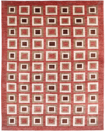 Modcar 9' 1" X 11' 7" Hand Knotted Wool Rug 9' 1" X 11' 7" (277 X 353) / Multi / Wool