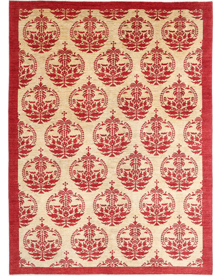 Modcar 8' 4" X 11' 5" Hand Knotted Wool Rug 8' 4" X 11' 5" (254 X 348) / Beige / Wool