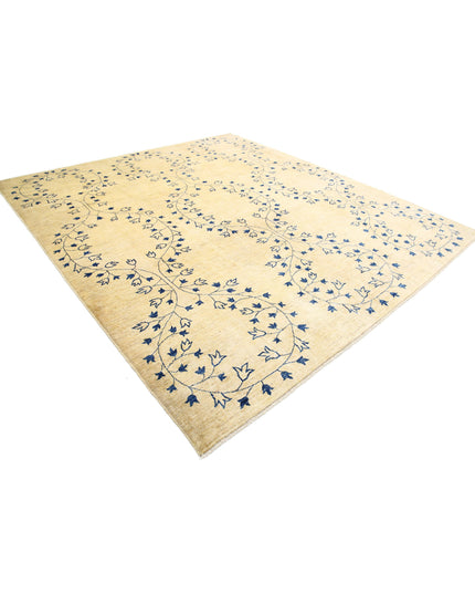 Modcar 9' 5" X 10' 9" Hand Knotted Wool Rug 9' 5" X 10' 9" (287 X 328) / Gold / Wool