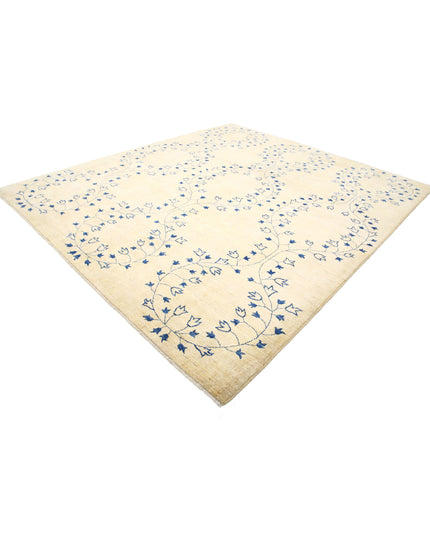 Modcar 9' 5" X 10' 9" Hand Knotted Wool Rug 9' 5" X 10' 9" (287 X 328) / Gold / Wool