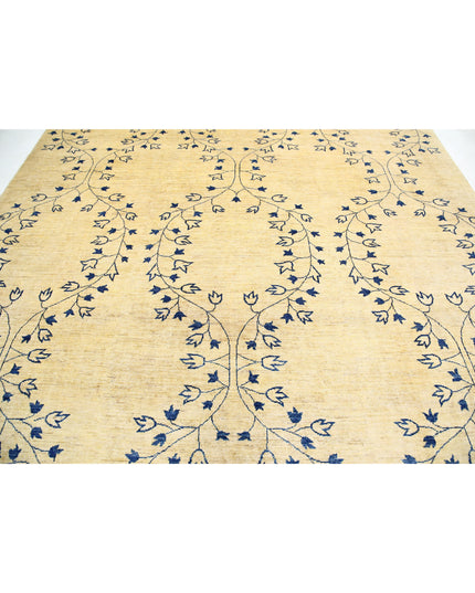 Modcar 9' 5" X 10' 9" Hand Knotted Wool Rug 9' 5" X 10' 9" (287 X 328) / Gold / Wool