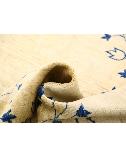 Modcar 9' 5" X 10' 9" Hand Knotted Wool Rug 9' 5" X 10' 9" (287 X 328) / Gold / Wool