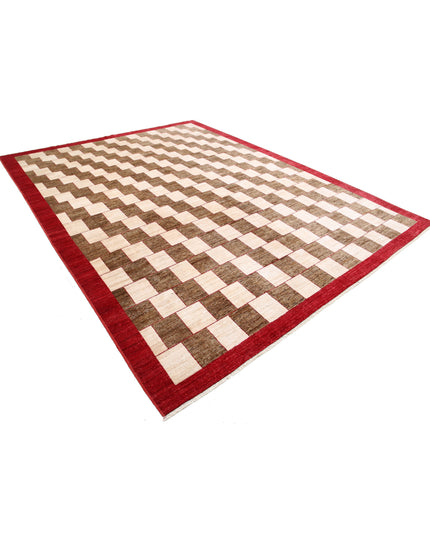 Modcar 9' 0" X 11' 8" Hand Knotted Wool Rug 9' 0" X 11' 8" (274 X 356) / Beige / Wool