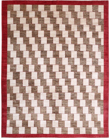 Modcar 9' 0" X 11' 8" Hand Knotted Wool Rug 9' 0" X 11' 8" (274 X 356) / Beige / Wool