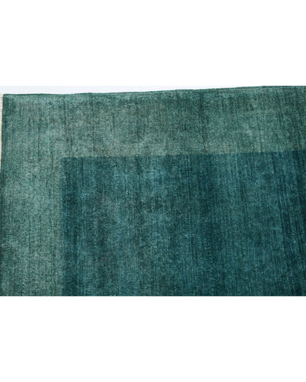 Modcar 9' 1" X 11' 6" Hand Knotted Wool Rug 9' 1" X 11' 6" (277 X 351) / Green / Wool