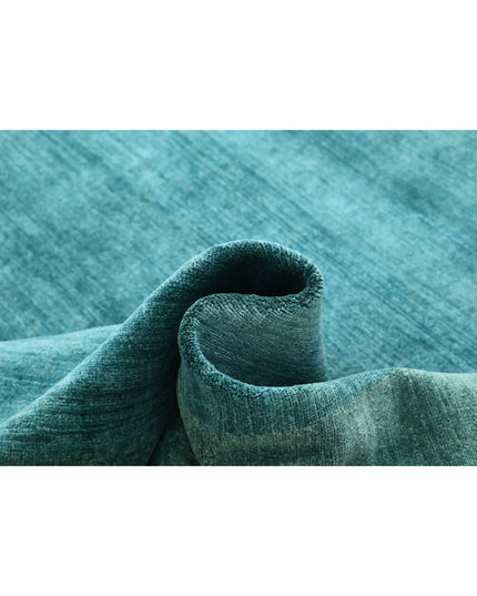 Modcar 9' 1" X 11' 6" Hand Knotted Wool Rug 9' 1" X 11' 6" (277 X 351) / Green / Wool