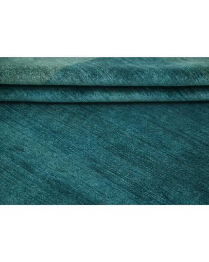 Modcar 9' 1" X 11' 6" Hand Knotted Wool Rug 9' 1" X 11' 6" (277 X 351) / Green / Wool