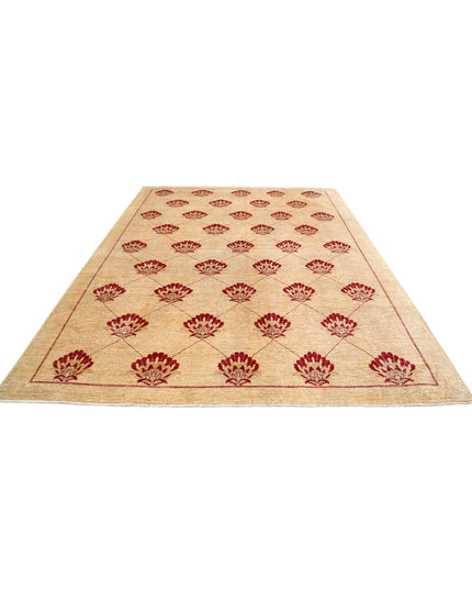 Modcar 8' 0" X 10' 9" Hand Knotted Wool Rug 8' 0" X 10' 9" (244 X 328) / Beige / Wool