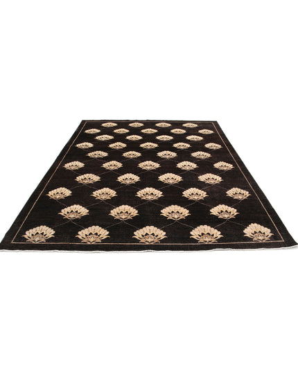 Modcar 8' 0" X 9' 5" Hand Knotted Wool Rug 8' 0" X 9' 5" (244 X 287) / Brown / Wool