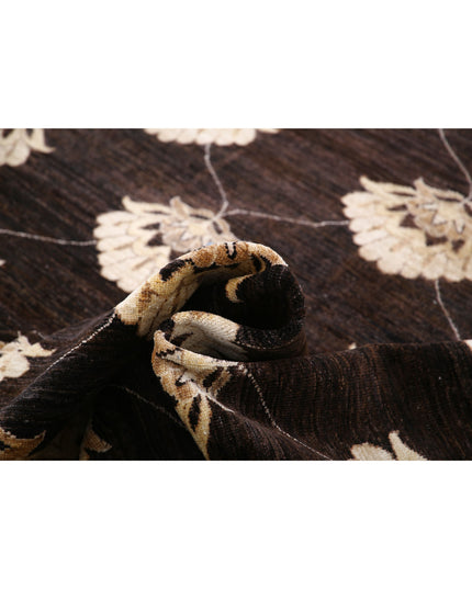 Modcar 8' 0" X 9' 5" Hand Knotted Wool Rug 8' 0" X 9' 5" (244 X 287) / Brown / Wool