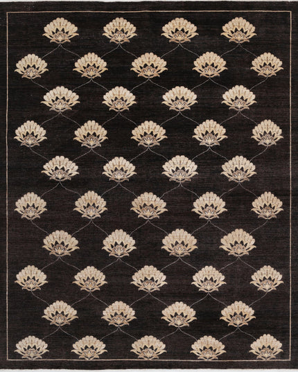 Modcar 8' 0" X 9' 5" Hand Knotted Wool Rug 8' 0" X 9' 5" (244 X 287) / Brown / Wool