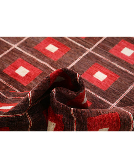 Modcar 7' 8" X 9' 2" Hand Knotted Wool Rug 7' 8" X 9' 2" (234 X 280) / Multi / Wool