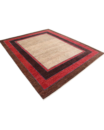 Modcar 7' 9" X 9' 5" Hand Knotted Wool Rug 7' 9" X 9' 5" (236 X 287) / Beige / Wool