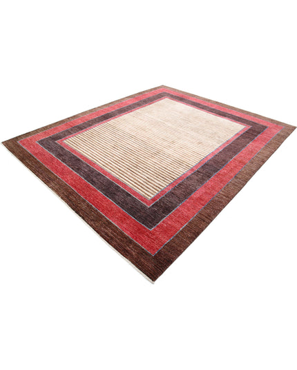 Modcar 7' 9" X 9' 5" Hand Knotted Wool Rug 7' 9" X 9' 5" (236 X 287) / Beige / Wool