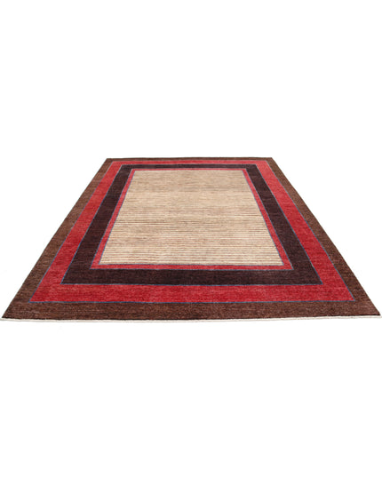 Modcar 7' 9" X 9' 5" Hand Knotted Wool Rug 7' 9" X 9' 5" (236 X 287) / Beige / Wool