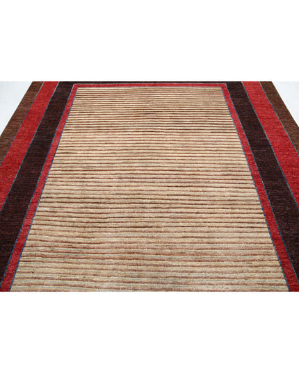 Modcar 7' 9" X 9' 5" Hand Knotted Wool Rug 7' 9" X 9' 5" (236 X 287) / Beige / Wool