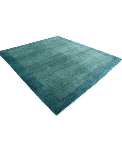 Modcar 8' 4" X 9' 4" Hand Knotted Wool Rug 8' 4" X 9' 4" (254 X 284) / Green / Wool
