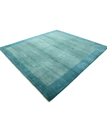 Modcar 8' 4" X 9' 4" Hand Knotted Wool Rug 8' 4" X 9' 4" (254 X 284) / Green / Wool