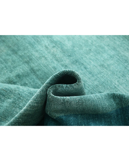 Modcar 8' 4" X 9' 4" Hand Knotted Wool Rug 8' 4" X 9' 4" (254 X 284) / Green / Wool