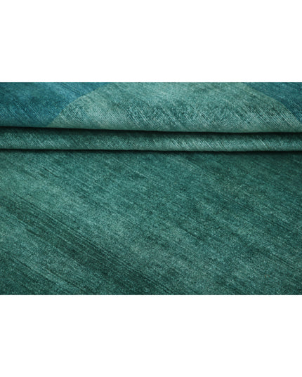 Modcar 8' 4" X 9' 4" Hand Knotted Wool Rug 8' 4" X 9' 4" (254 X 284) / Green / Wool