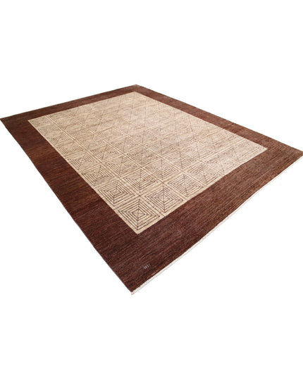 Modcar 8' 0" X 10' 2" Hand Knotted Wool Rug 8' 0" X 10' 2" (244 X 310) / Beige / Wool