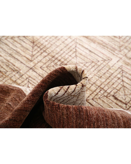 Modcar 8' 0" X 10' 2" Hand Knotted Wool Rug 8' 0" X 10' 2" (244 X 310) / Beige / Wool