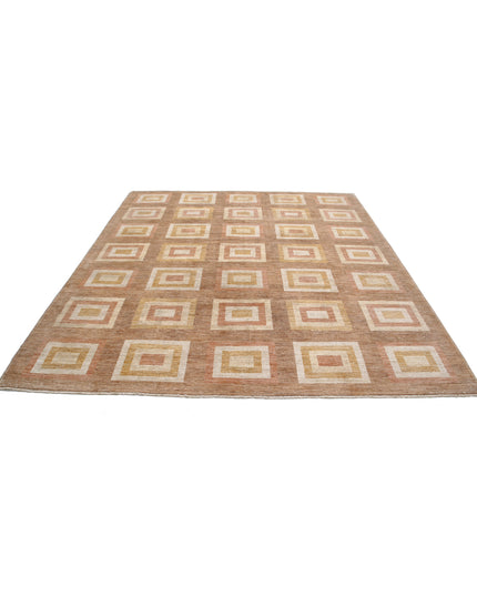 Modcar 8' 4" X 9' 4" Hand Knotted Wool Rug 8' 4" X 9' 4" (254 X 284) / Beige / Wool