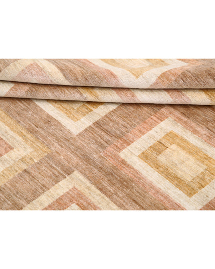 Modcar 8' 4" X 9' 4" Hand Knotted Wool Rug 8' 4" X 9' 4" (254 X 284) / Beige / Wool