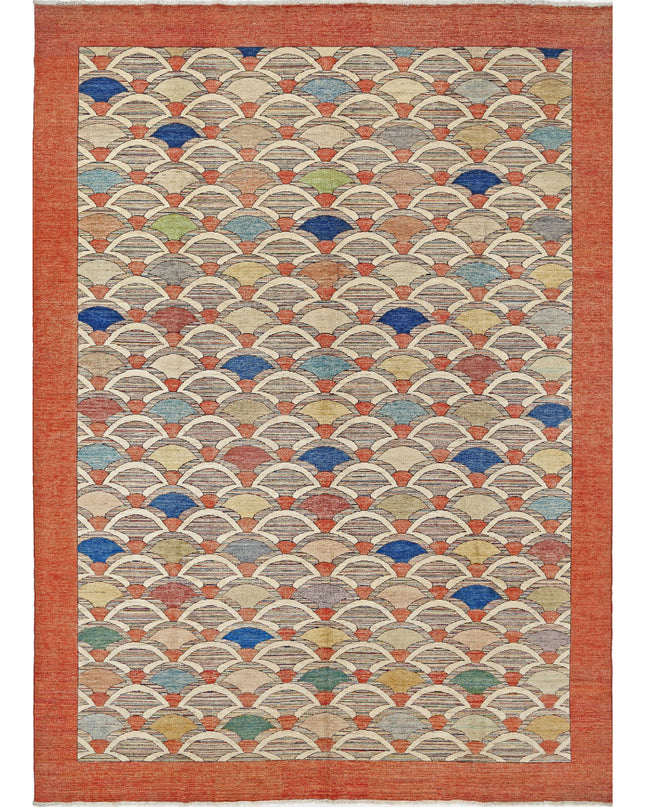 Modcar 8' 10" X 12' 0" Hand Knotted Wool Rug 8' 10" X 12' 0" (269 X 366) / Multi / Wool