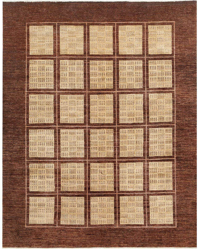 Modcar 6' 5" X 8' 0" Hand Knotted Wool Rug 6' 5" X 8' 0" (196 X 244) / Multi / Wool