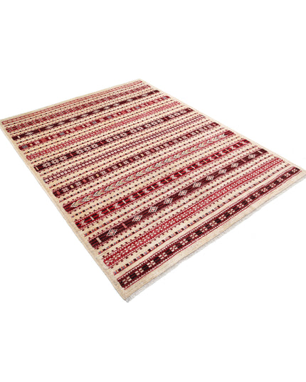 Modcar 5' 0" X 6' 6" Hand Knotted Wool Rug 5' 0" X 6' 6" (152 X 198) / Multi / Wool