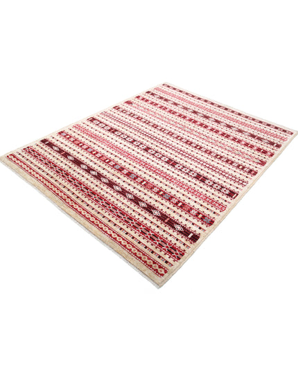 Modcar 5' 0" X 6' 6" Hand Knotted Wool Rug 5' 0" X 6' 6" (152 X 198) / Multi / Wool