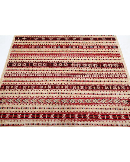 Modcar 5' 0" X 6' 6" Hand Knotted Wool Rug 5' 0" X 6' 6" (152 X 198) / Multi / Wool