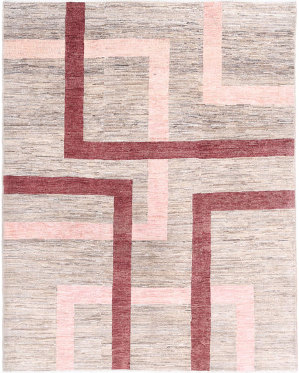 Modcar 4' 10" X 6' 2" Hand Knotted Wool Rug 4' 10" X 6' 2" (147 X 188) / Multi / Wool