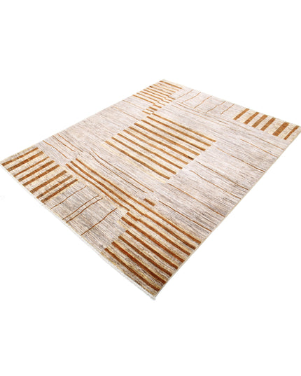 Modcar 4' 11" X 6' 4" Hand Knotted Wool Rug 4' 11" X 6' 4" (150 X 193) / Multi / Wool