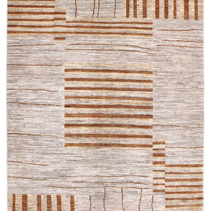 Modcar 4' 11" X 6' 4" Hand Knotted Wool Rug 4' 11" X 6' 4" (150 X 193) / Multi / Wool