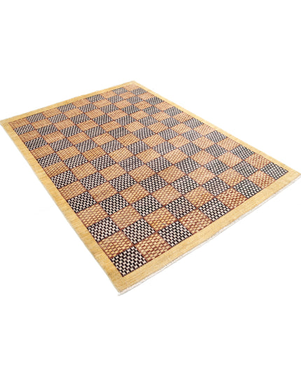 Modcar 4' 10" X 6' 5" Hand Knotted Wool Rug 4' 10" X 6' 5" (147 X 196) / Multi / Wool