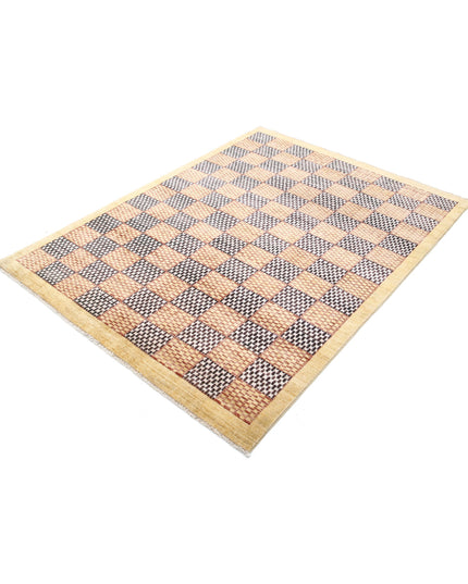 Modcar 4' 10" X 6' 5" Hand Knotted Wool Rug 4' 10" X 6' 5" (147 X 196) / Multi / Wool