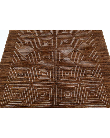 Modcar 5' 2" X 6' 2" Hand Knotted Wool Rug 5' 2" X 6' 2" (158 X 188) / Multi / Wool