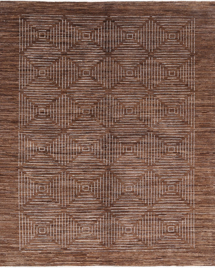 Modcar 5' 2" X 6' 2" Hand Knotted Wool Rug 5' 2" X 6' 2" (158 X 188) / Multi / Wool