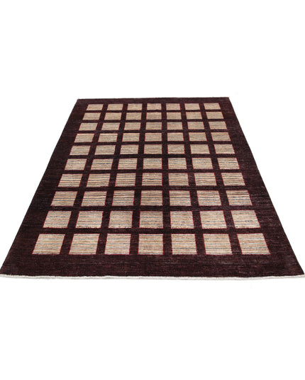 Modcar 4' 11" X 6' 5" Hand Knotted Wool Rug 4' 11" X 6' 5" (150 X 196) / Multi / Wool