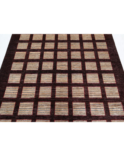 Modcar 4' 11" X 6' 5" Hand Knotted Wool Rug 4' 11" X 6' 5" (150 X 196) / Multi / Wool