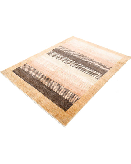 Modcar 4' 9" X 6' 4" Hand Knotted Wool Rug 4' 9" X 6' 4" (145 X 193) / Multi / Wool