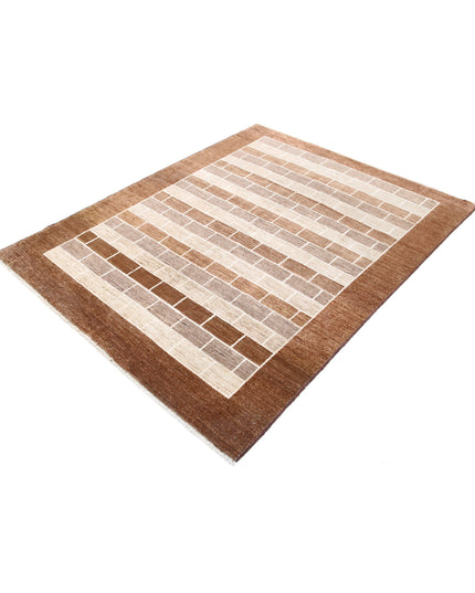 Modcar 4' 9" X 6' 0" Hand Knotted Wool Rug 4' 9" X 6' 0" (145 X 183) / Multi / Wool