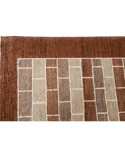 Modcar 4' 9" X 6' 0" Hand Knotted Wool Rug 4' 9" X 6' 0" (145 X 183) / Multi / Wool